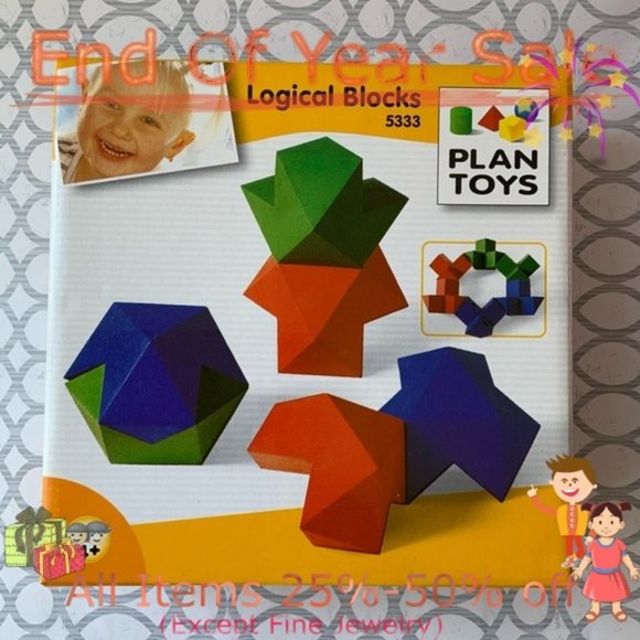 Plan Toys Other - Plan Toys Logical Blocks 5333